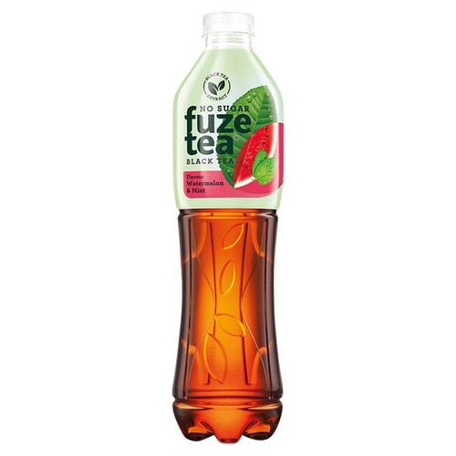Napój herbaciany Black Tea o smaku arbuzowo-miętowym bez dodatku cukru Fuze Tea 1,5 l