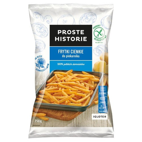 Frytki cienkie do piekarnika Proste Historie 750 g