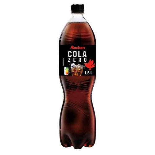 Napój gazowany o smaku cola zero Auchan 1,5 l