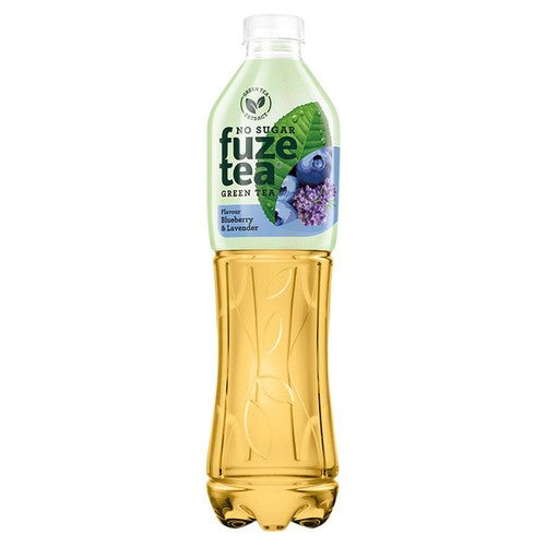 Napój herbaciany Green Tea o smaku borówki i lawendy bez dodatku cukru  Fuze Tea 1,5 l