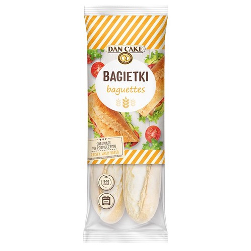 Bagietki pszenne do odpieku Dan Cake 300 g