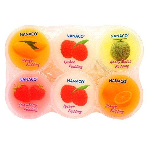 Azjatycki Pudding 5 smaków z wodą kokosową Nanaco 480 g