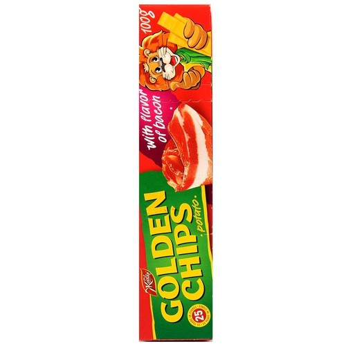 Chipsy ziemniaczane o smaku bekonu  Golden Chips 100 g