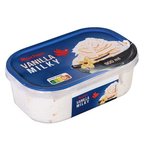 Lody o smaku waniliowym Auchan 900 ml