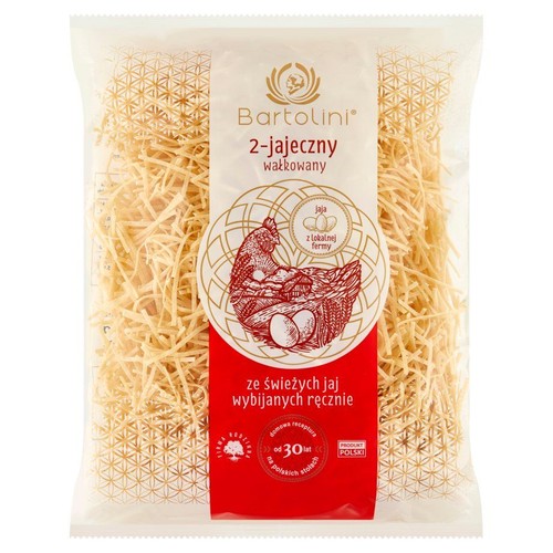 Makaron nitki dwujajeczny Bartolini 500 g
