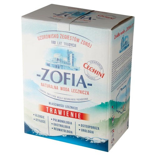 Naturalna woda lecznicza Zofia Uzdrowisko Żegiestów Zdrój 5 l