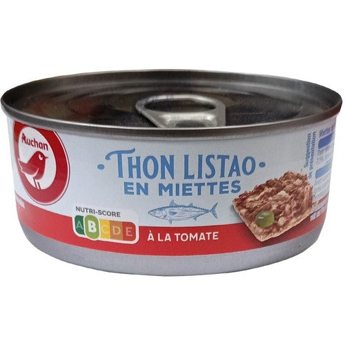 Tuńczyk w sosie pomidorowym, kawałki Auchan 160 g